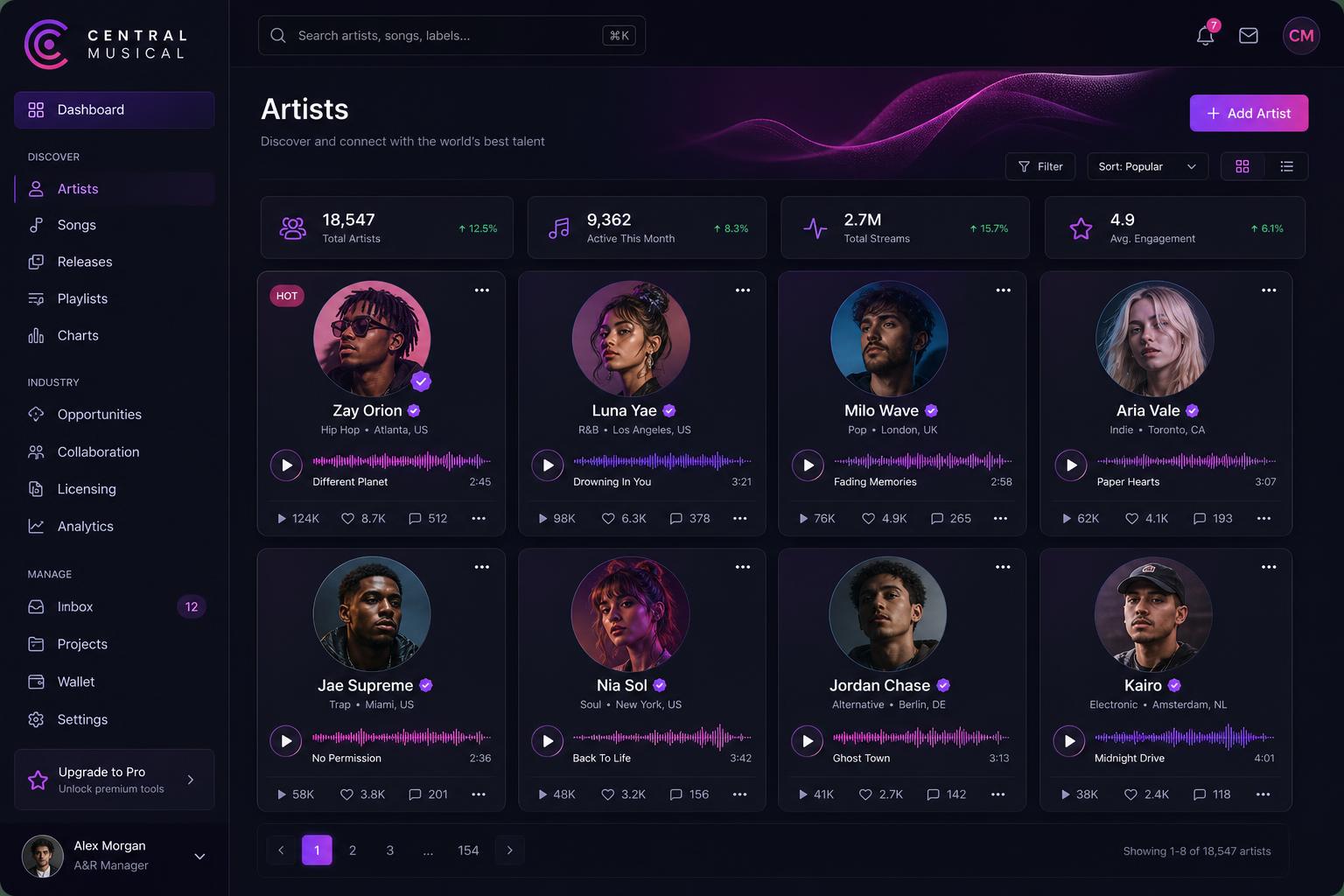 Central Musical — Plataforma que conecta e empodera profissionais da música.